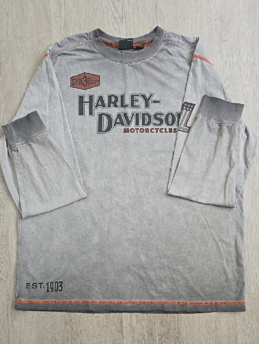 Harley Davidson Long Sleeve Tee Size XL - Picture 13 of 13